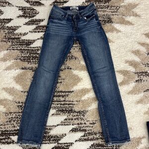 BKE Women's Skinny Jeans in Dark Blue